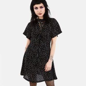 Disturbia Lace Up Star Dress UK 10/US 8